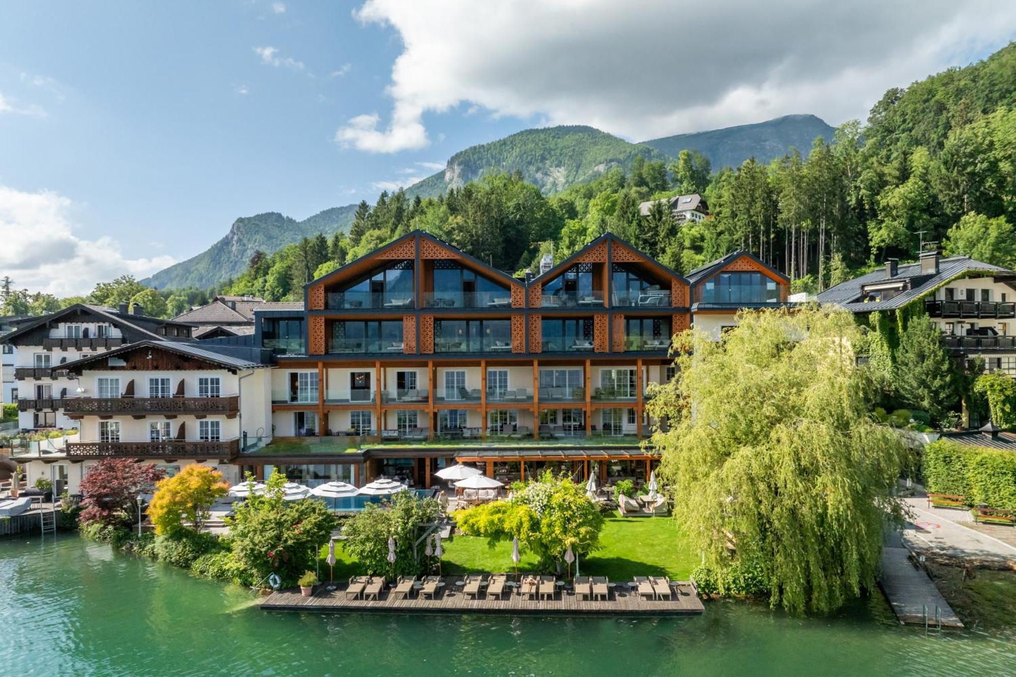 Hotel Seevilla Wolfgangsee Sankt Wolfgang im Salzkammergut Bagian luar foto