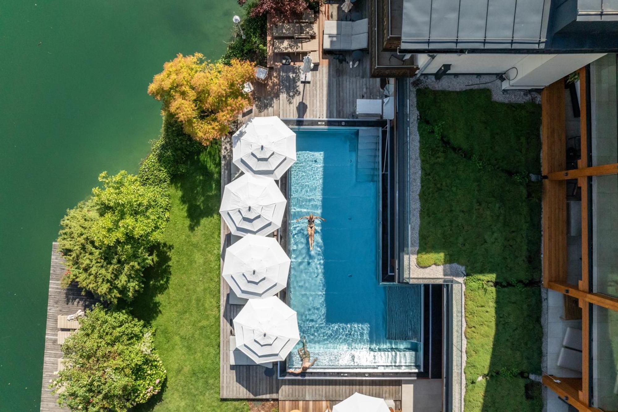 Hotel Seevilla Wolfgangsee Sankt Wolfgang im Salzkammergut Bagian luar foto