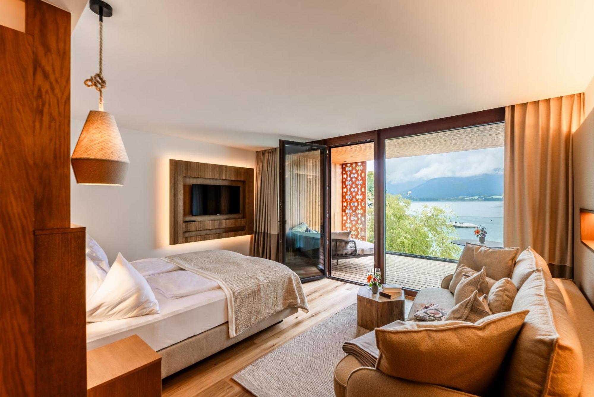 Hotel Seevilla Wolfgangsee Sankt Wolfgang im Salzkammergut Bagian luar foto