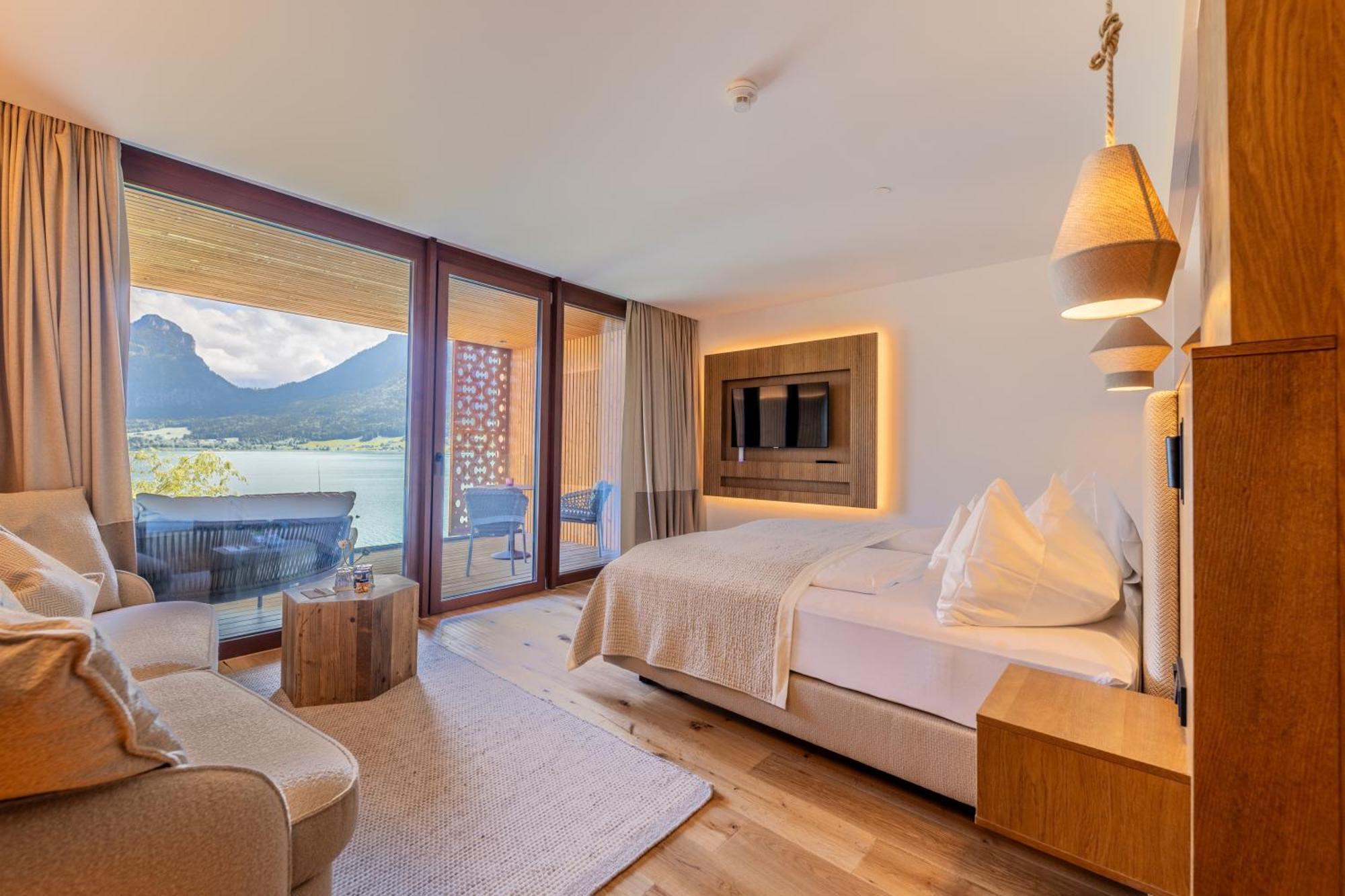 Hotel Seevilla Wolfgangsee Sankt Wolfgang im Salzkammergut Bagian luar foto