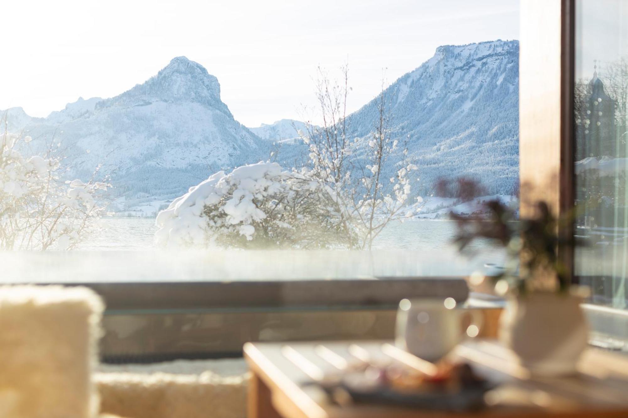 Hotel Seevilla Wolfgangsee Sankt Wolfgang im Salzkammergut Bagian luar foto