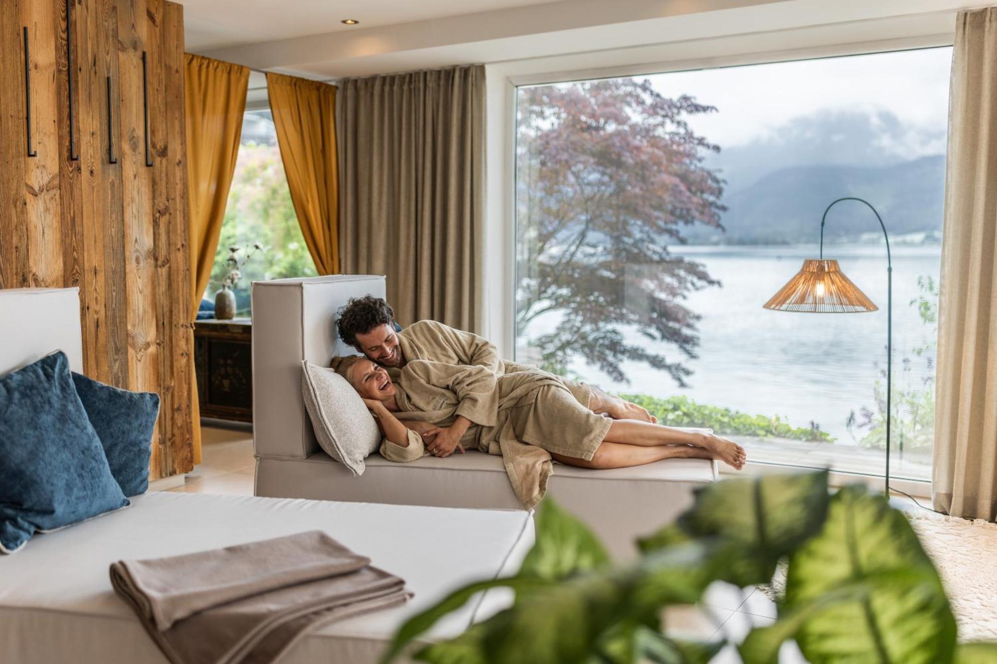 Hotel Seevilla Wolfgangsee Sankt Wolfgang im Salzkammergut Bagian luar foto