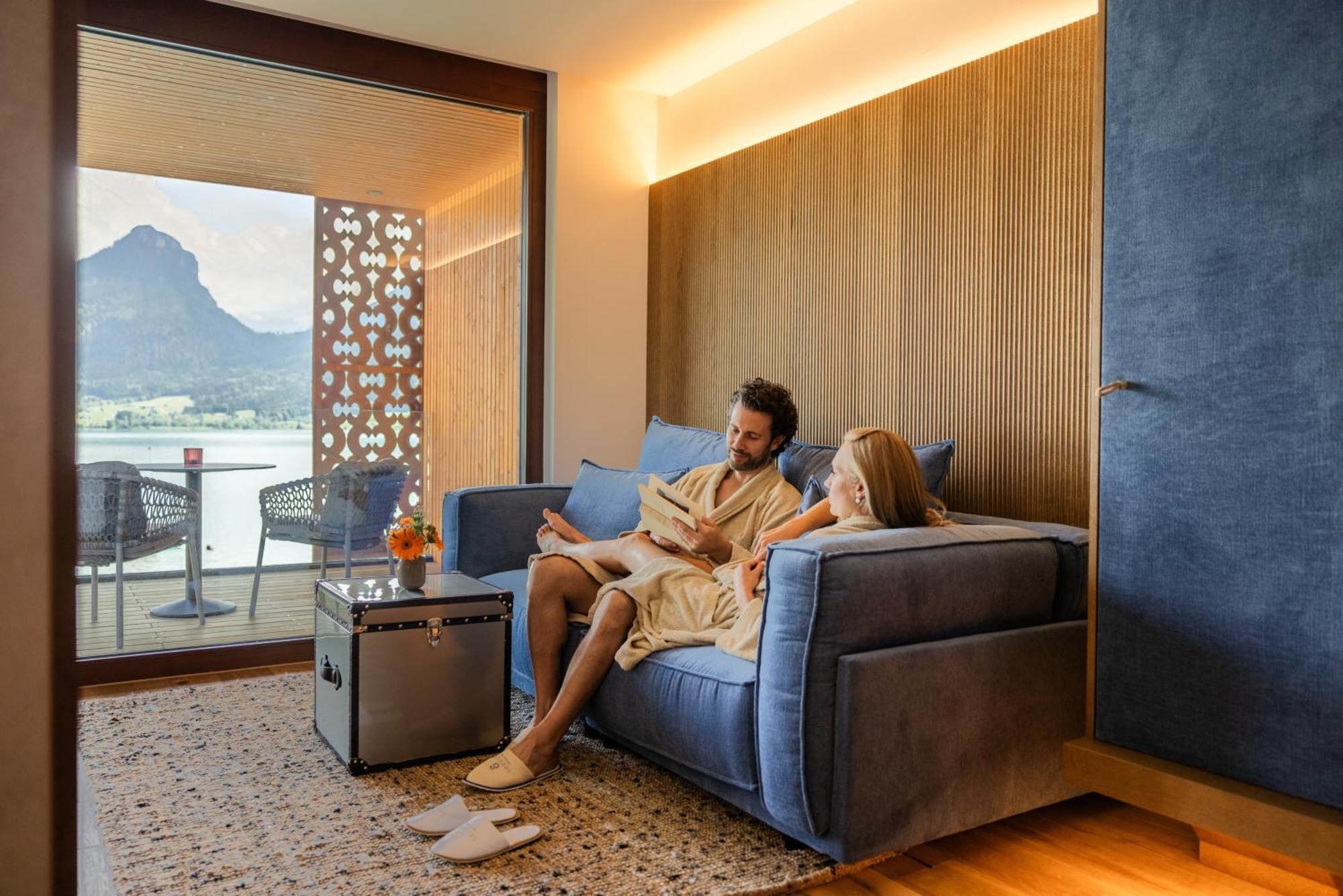 Hotel Seevilla Wolfgangsee Sankt Wolfgang im Salzkammergut Bagian luar foto