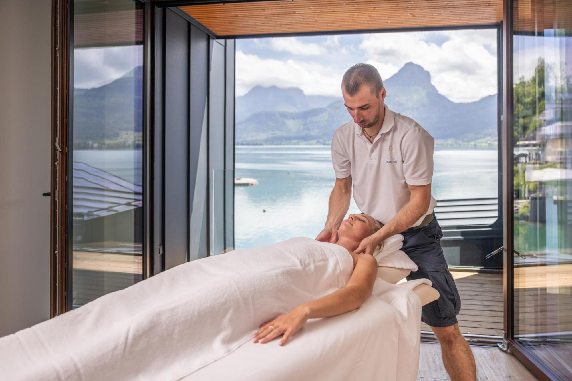 Hotel Seevilla Wolfgangsee Sankt Wolfgang im Salzkammergut Bagian luar foto