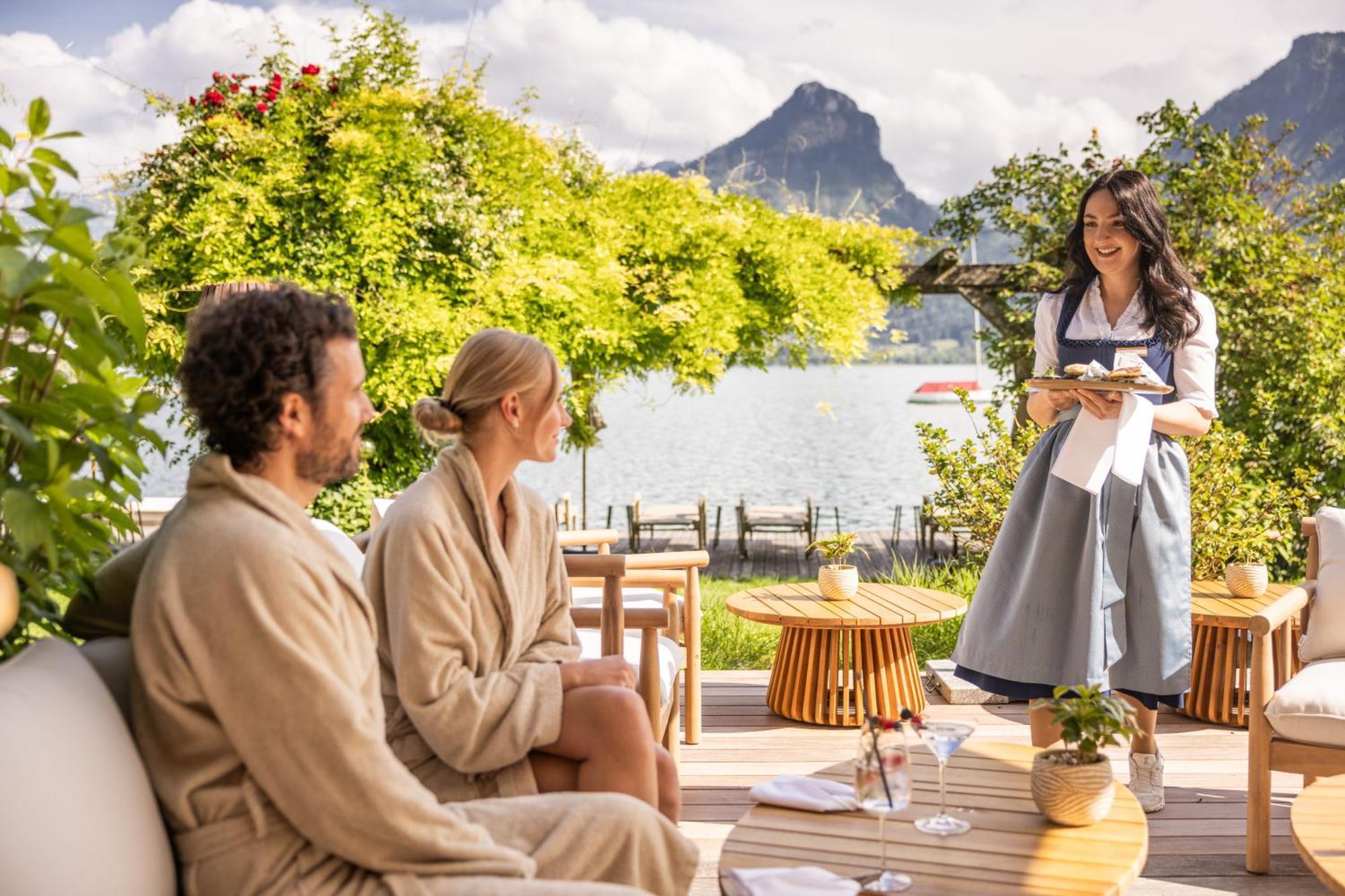 Hotel Seevilla Wolfgangsee Sankt Wolfgang im Salzkammergut Bagian luar foto